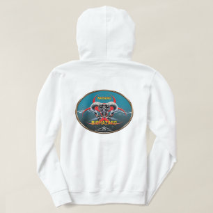BW! BIOHAZARD WARNING! SKULL HOODIE