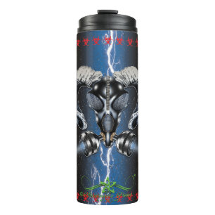 BW! BIOHAZARD WARNING! SKULL THERMAL TUMBLER