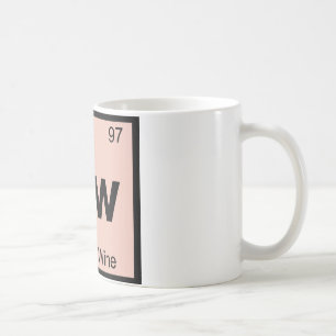 Bw - Boxed Wine Chemistry Periodic Table Symbol Coffee Mug