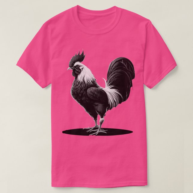 BW Chicken T-Shirt (Design Front)