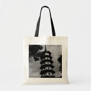BW China Canton the flowery pagoda 1970 Tote Bag
