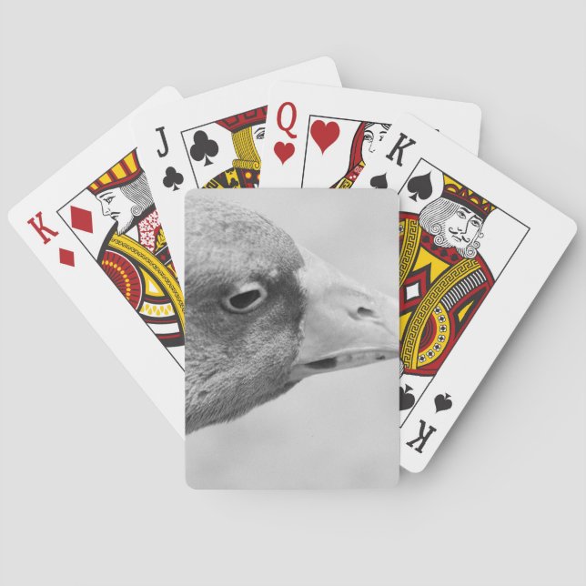 BW Goose Playing Cards (Back)