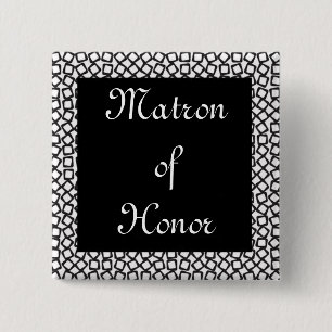 BW Matron 15 Cm Square Badge