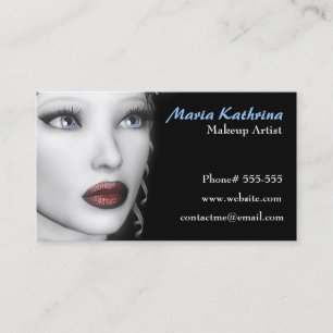 BW Portrait Business Card