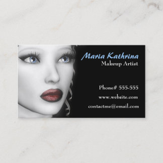 BW Portrait Business Card