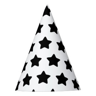 BW Stars Party Hat
