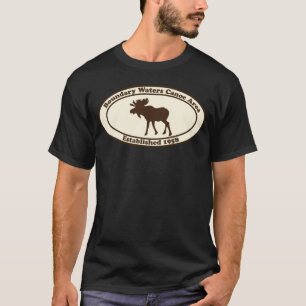 BWCA Boundary Waters Canoe Area Minnesota Moose T-Shirt