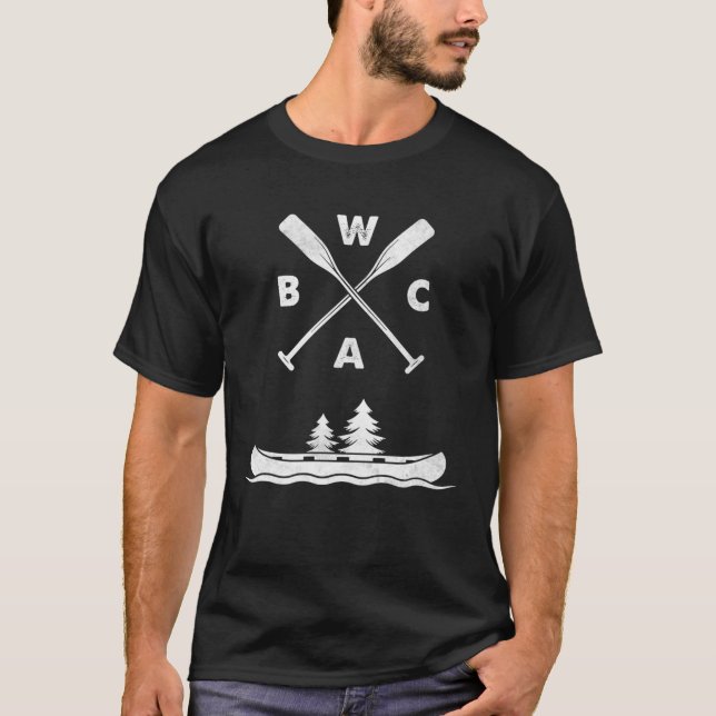 Bwca Boundary Waters Canoe T-Shirt (Front)