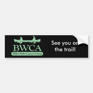 BWCA / Hike Fish Canoe Camp Bumper Sticker