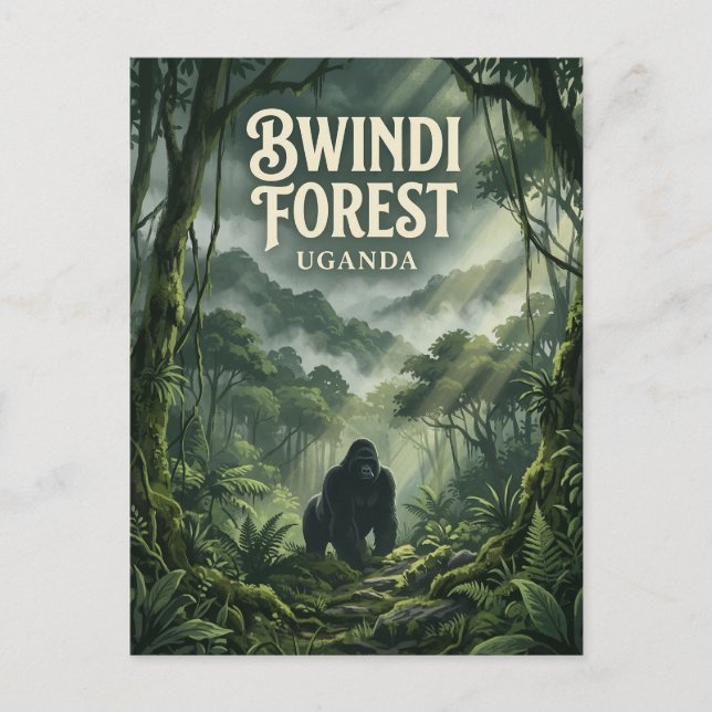 Bwindi Forest, Kanungu, Western Postcard (Front)