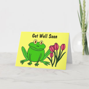 BX- Funny Frog Get Well Card