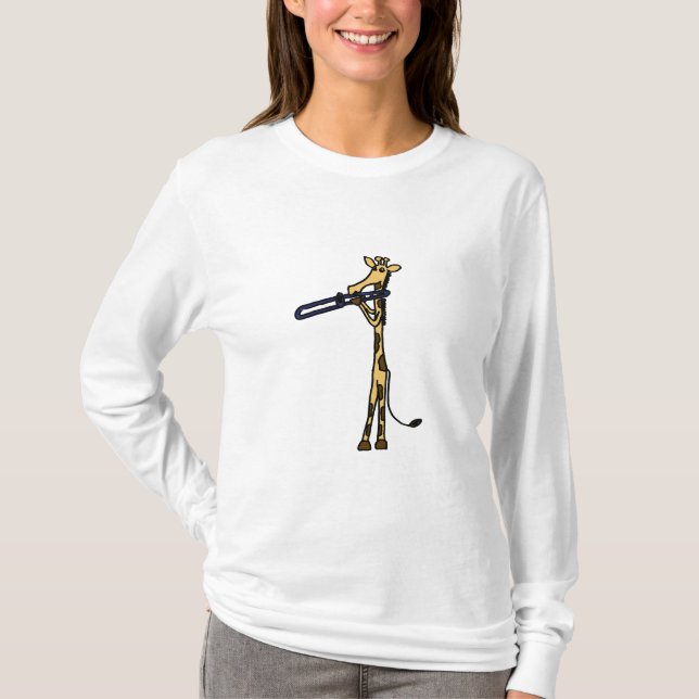 BX- Giraffe Playing the Trombone Shirt (Front)
