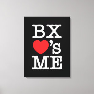 BX ❤'s ME Canvas Print