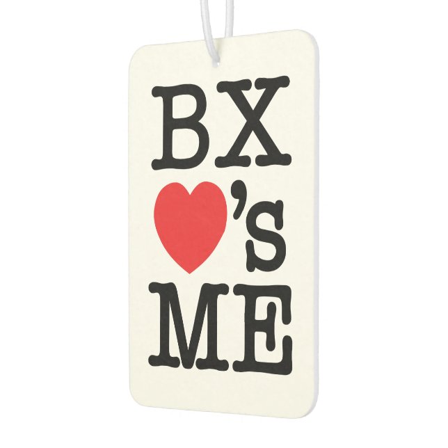 BX ❤'s ME Car Air Freshener (Left)