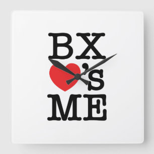BX ❤'s ME Square Wall Clock