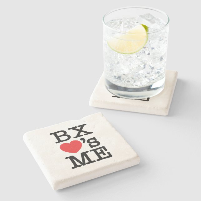 BX ❤'s ME Stone Coaster (Side)