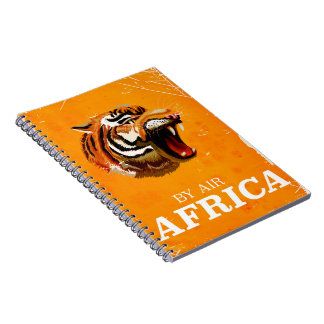 By Air Africa travel poster Notebook