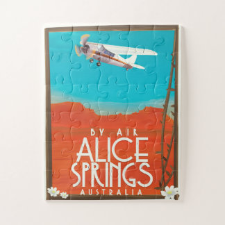 By Air - Alice Springs Australia Jigsaw Puzzle