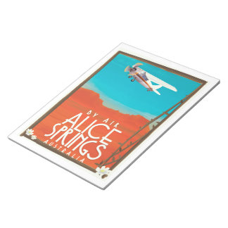 By Air - Alice Springs Australia Notepad