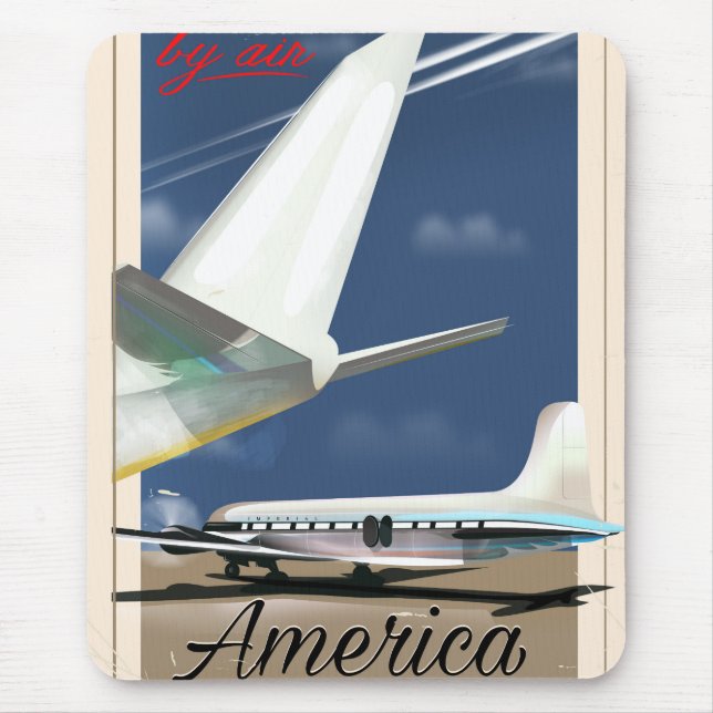 By Air - America Mouse Mat (Front)