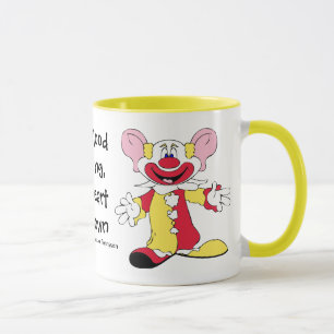 By Blood A King, In Heart A Clown Ceramic Mug