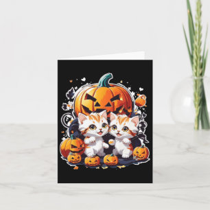 By Cat Catlovers Kids Halloween Card