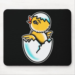 By Chick Cracked Egg Spring Chicken Mouse Mat