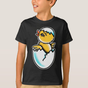 By Chick Cracked Egg Spring Chicken T-Shirt