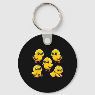 By Chicken Chick Chicken Farmer Key Ring