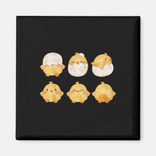 By Chicks Hatching From Eggs Cute Little Chickens Magnet