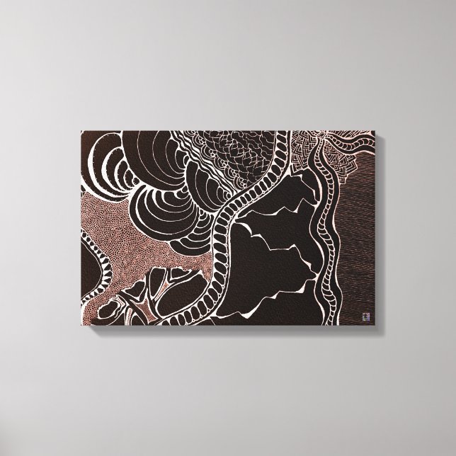 By Contrast Canvas Print (Front)
