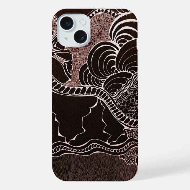 By Contrast iPhone Case (Back)