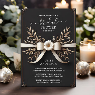By Cute Rope We Are Tying The Knot Bridal Shower Invitation