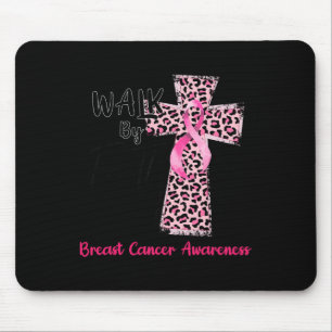 By Faith Breast Cancer Awareness Christian Jesus W Mouse Mat