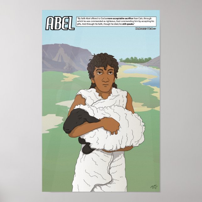 By Faith Series - Abel Poster 11" x 17" (Front)