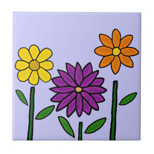 BY- Floral Art Tile