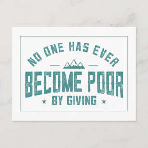 By Giving Postcard