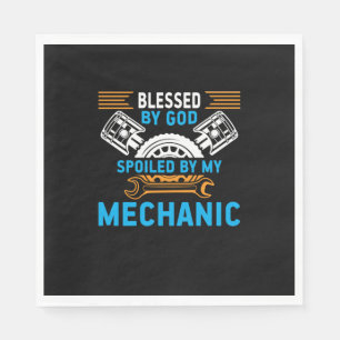 By God By Mechanic Napkin