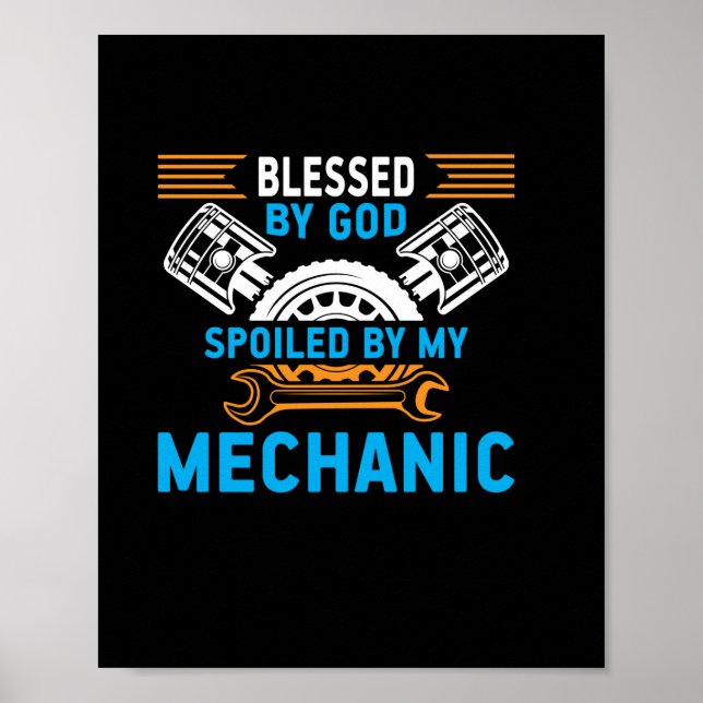 By God By Mechanic Poster (Front)