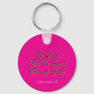 By Grace are Ye Saved Ephesians 2 Scripture Key Ring