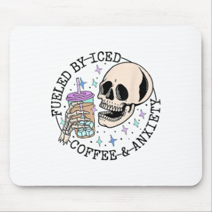 By Iced Coffee And Anxiety Mental Health Awareness Mouse Mat