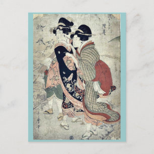 by Kitagawa, Utamaro Ukiyo-e. Postcard