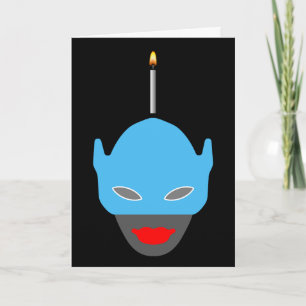 By-K'laard Clupkitz Birthday Greeting, Earthling! Card