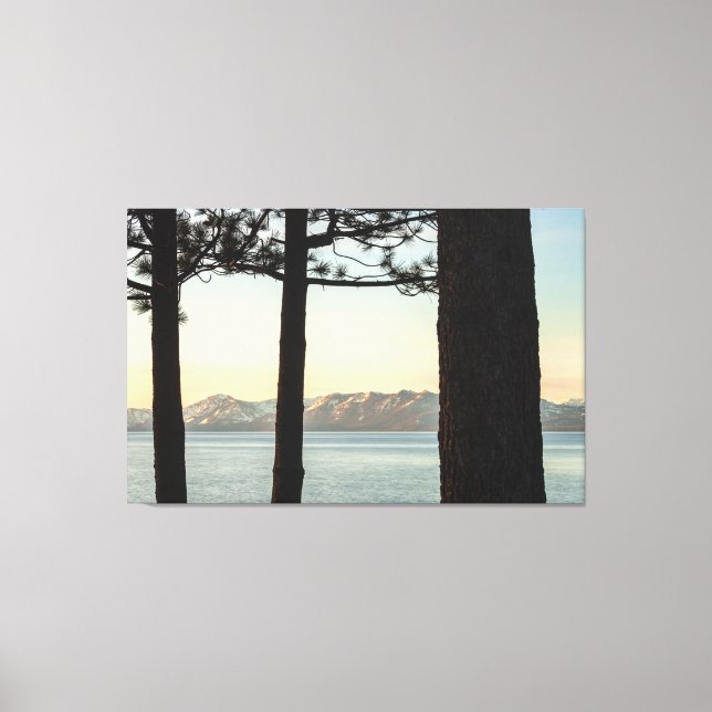 By Lake Tahoe  Canvas Print (Front)