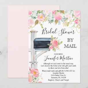 By Mail Bridal Shower Invitation