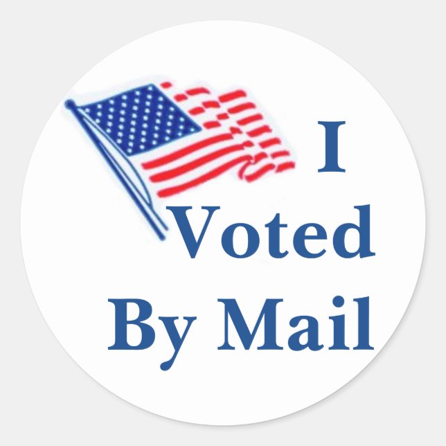 By Mail Vote Sticker (Front)