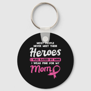 By My Heroe Pink For Mum Breast Cancer Awareness S Key Ring