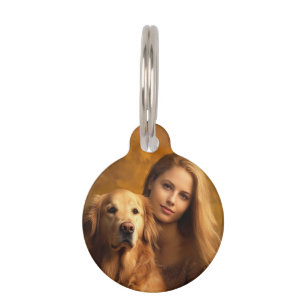 by Personalised Custom Dog Cat Photo And Text  Pet Tag