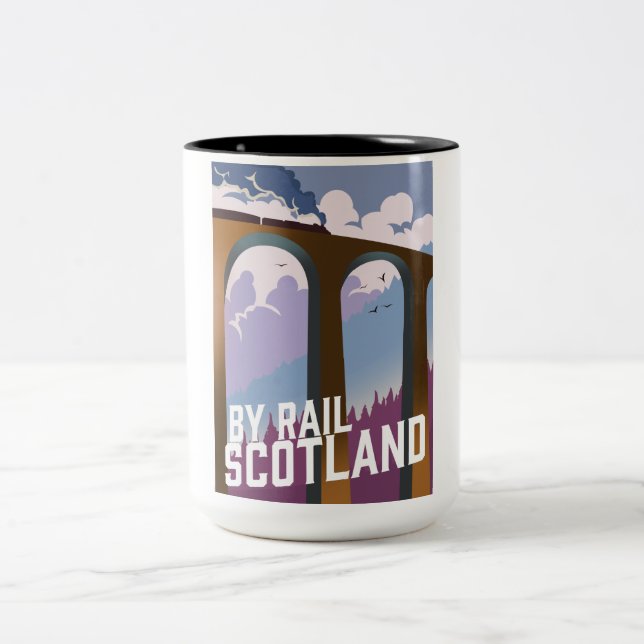 By Rail Scotland Giant Coffee Mug (Center)