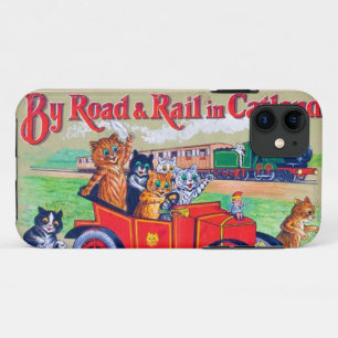 By Road & Rail in Catland, Louis Wain iPhone 11 Case